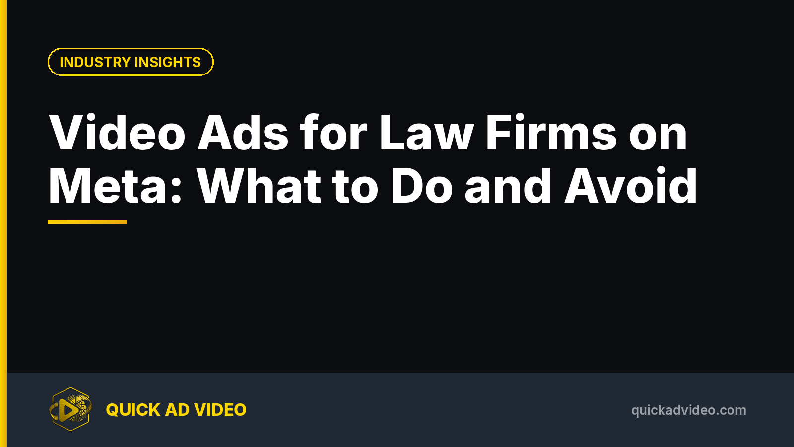 Video Ads for Law Firms on Meta: What to Do and Avoid